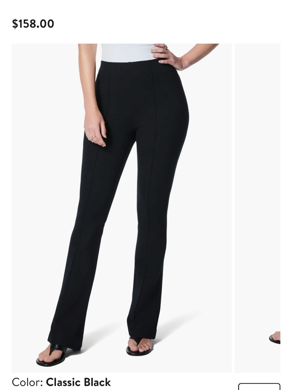 SPANX Women’s Pull On Demi Ponte Bootcut Pants - Black